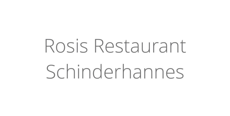 Rosis Restaurant Schinderhannes