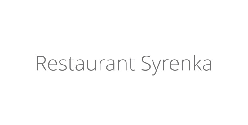 Restaurant Syrenka