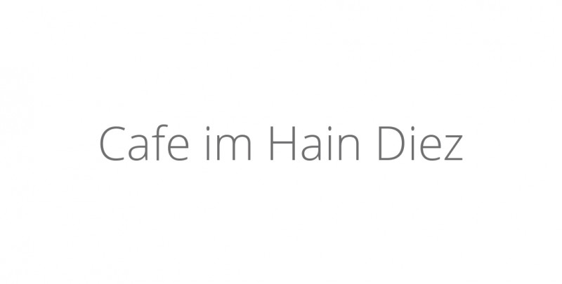 Cafe im Hain Diez