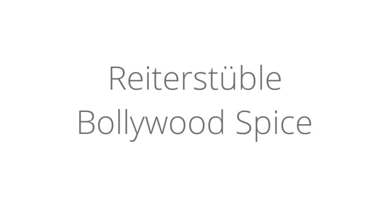 Reiterstüble Bollywood Spice