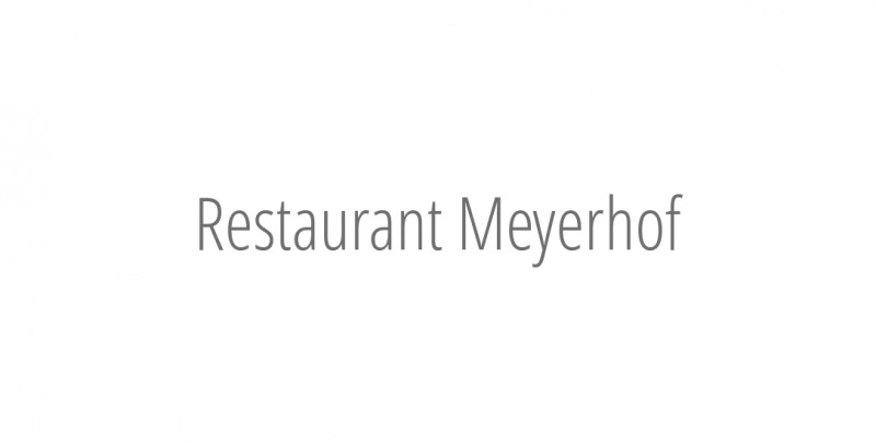 Restaurant Meyerhof