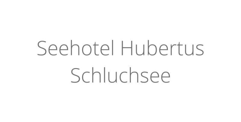 Seehotel Hubertus Schluchsee