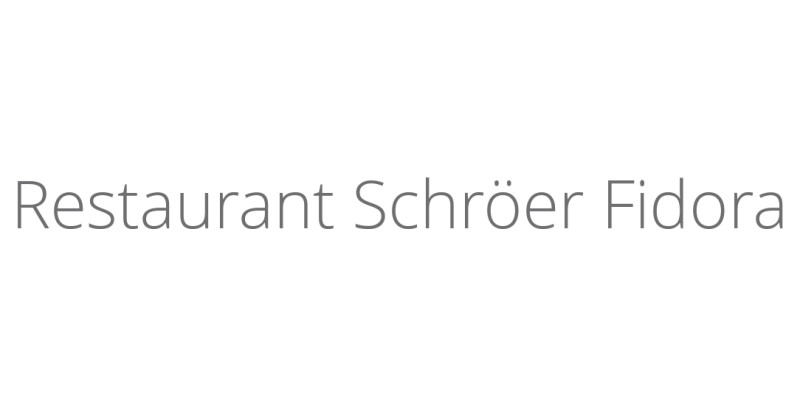 Restaurant Schröer Fidora