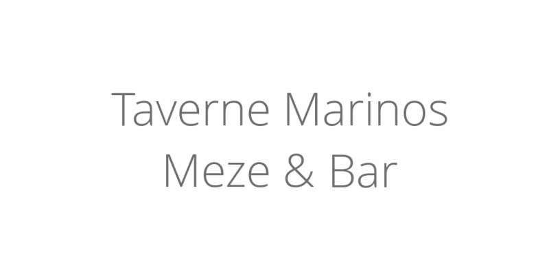 Taverne Marinos Meze & Bar