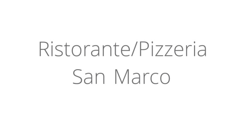 Ristorante/Pizzeria San Marco