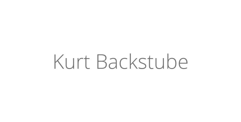 Kurt Backstube