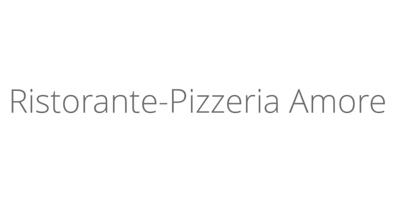 Ristorante-Pizzeria Amore