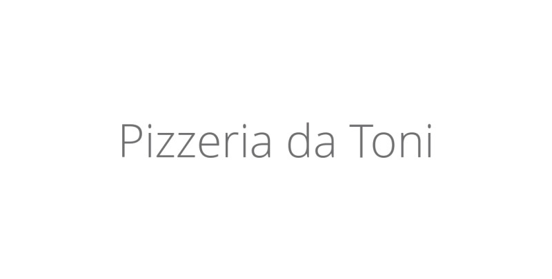 Pizzeria da Toni