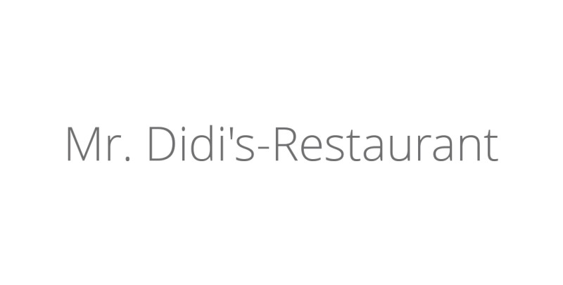Mr. Didi's-Restaurant
