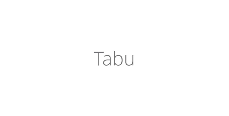 Tabu