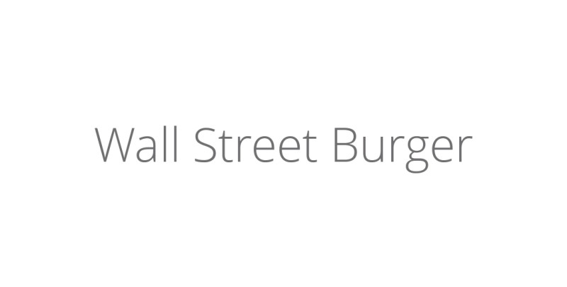 Wall Street Burger