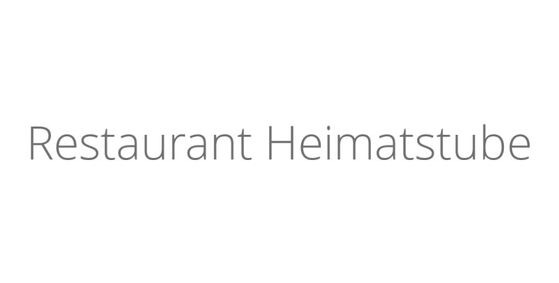 Restaurant Heimatstube