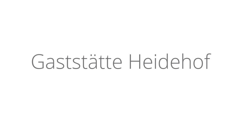 Gaststätte Heidehof