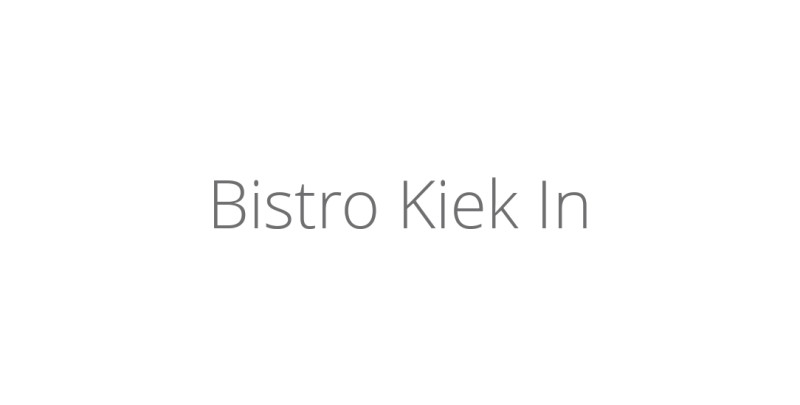 Bistro Kiek In