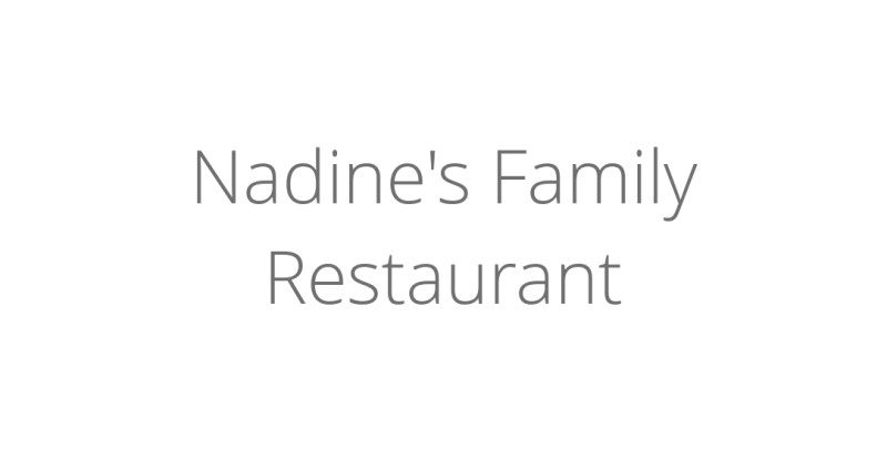 Nadine's Family Restaurant