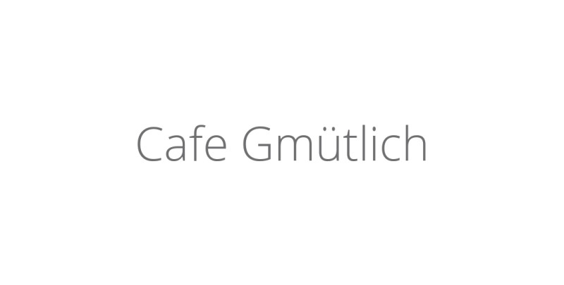 Cafe Gmütlich